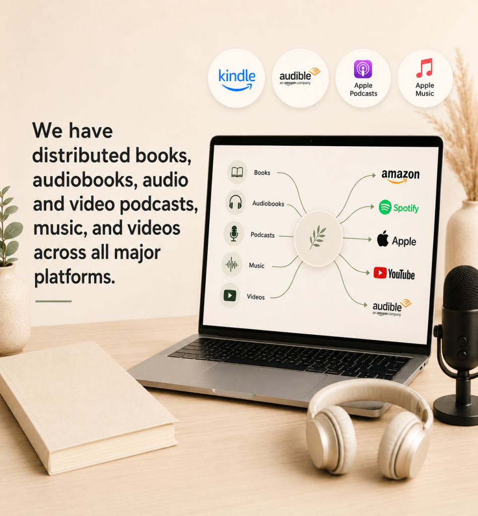 Multimedia distribution across major digital platforms